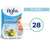 AGISS Blue Face Wax Strips 28pcs | All Skin Types Hair Removal Face Wax Strips
