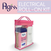 AGISS Electric Roll-On Wax Kit | Bag | (Heater 2x Roll-On Wax Epilation Cloth & Cleansing Wipes) Wax Heater Kit