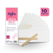 Agiss Epilation Cloth 10m | Waxing Fabric Waxing Cloth
