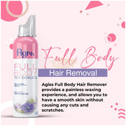 AGISS Full Body Hair Removal 155ml | All Skin Types Hair Removal Cream