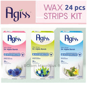 AGISS Green Body Wax Strips 24pcs | Sensitive Skin Hair Removal Body Wax Strips