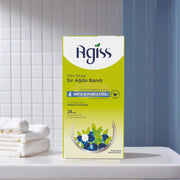 AGISS Green Body Wax Strips 24 pcs | Sensitive Skin Hair Removal Body Wax Strips