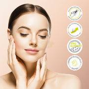 AGISS Green Face Wax Strips 28pcs | Sensitive Skin Hair Removal Face Wax Strips