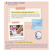 AGISS Wax Strips Kit 41 pcs (Body Underarm Face & Cleansing Wipes) Depilatory Wax Strips