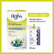 AGISS Green Wax Strips Kit 41pcs | Sensitive Skin Depilatory Wax Strips