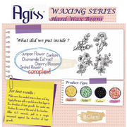 Agiss Hard Wax Beans 220g Bottle - Available in 4 types Hard Wax Beans
