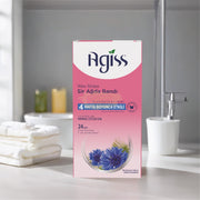 AGISS 24pcs Pink Body Wax Strips | Normal Skin Depilatory Wax Strips