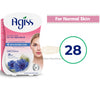 AGISS Pink Face Wax Strips 28pcs | Normal Skin Hair Removal Face Wax Strips