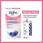 AGISS Pink Wax Strips Kit 41pcs | Normal Skin Depilatory Wax Strips
