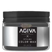 Agiva Black Hair Styling Color Wax 120ml | Temporary Styling & Shine Hair Color Wax