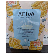 Agiva Mandarin Waffle Face Mask Sheet