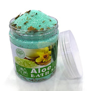 Aloe Bath Salt Scrub 350g | Natural Skin Exfoliant Bath Salt Scrub