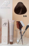 AP Professional Ammonia Free Permanent Hair Color Cream | Dark Brown (5-0)| 100ml Hair color