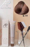 AP Professional Ammonia Free Permanent Hair Color Cream |Dark Blonde Intense Brown (6-77)| 100ml Hair color