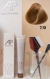 AP Professional Ammonia Free Permanent Hair Color Cream | Medium Blonde (7-0)| 100ml Hair color