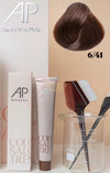 AP Professional Ammonia Free Permanent Hair Color Cream | Dark Blonde Copper Ash (6-41)| 100ml Hair color