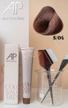 AP Professional Ammonia Free Permanent Hair Color Cream |Natural Light Copper Brown (5-04)| 100ml Hair color