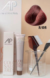 AP Professional Ammonia Free Permanent Hair Color Cream |Natural Light Mahogany Brown (5-05)| 100ml Hair color