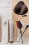 AP Professional Ammonia Free Permanent Hair Color Cream |Natural Light Mocca Brown (5-07)| 100ml Hair color