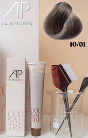 AP Professional Ammonia Free Permanent Hair Color Cream |Silver Gray (10-01)| 100ml Hair color