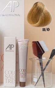 AP Professional Ammonia Free Permanent Hair Color Cream |Ultra Light Blonde (11-0)| 100ml Hair color