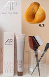 AP Professional Ammonia Free Permanent Hair Color Cream | Very Light Blonde Gold (9-3)| 100ml Hair color