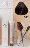 AP Professional Ammonia Free Permanent Hair Color Cream | Dark Brown (4-0)| 100ml Hair color