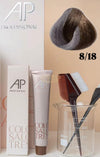 AP Professional Ammonia Free Permanent Hair Color Cream | Light Blonde Ash Pearl (8-18)| 100ml Hair color