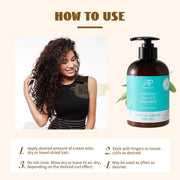 AP Professional Moroccan Argan Oil | Curly Cream | 300ml Hair Shampoo