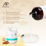AP Professional Moroccan Argan Oil | Premium Gallon Shampoo | 4000ml Hair care