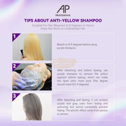 AP Professional Silver Shampoo (Anti-Yellow) | 500ml Hair Shampoo