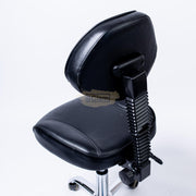 Armless Task Chair on Wheels | White | F-11