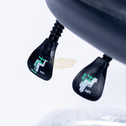 Armless Task Chair on Wheels | White | F-11