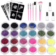 Art Glitter Kit | 24 Colors Nail Art
