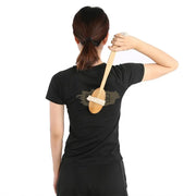 Back & Body Exfoliating Brush with Long Wood Handle Skin Care Brush