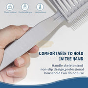 Professional Hairdressing Comb | Silver Professional Hair Comb