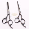 Barber Scissors Set | Hair Cutting & Hair Thinning Shears | 6’’ | Black Barber Scissors