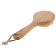 Bath Brush with Wooden Handle | Round Skin Care Brush