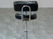 Beauty Salon Hydraulic Swivel Stool with Backrest M-511-512 Black