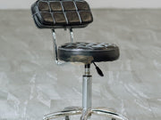 Beauty Salon Hydraulic Swivel Stool with Backrest M-511-512 Black
