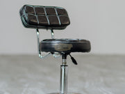 Beauty Salon Hydraulic Swivel Stool with Backrest M-511-512 Black