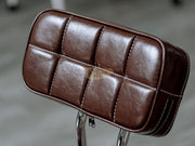 Beauty Salon Hydraulic Swivel Stool with Backrest M-511-512 Brown