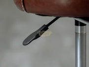 Beauty Salon Hydraulic Swivel Stool with Backrest M-511-512 Brown