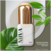 BF Nova Korean Eyelash Glue 5 ml | 1-2 sec | 3-4 Weeks | Black | Non-PMMA | Latex-Free Lash Extension Glue