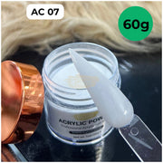 BGlam AC07 Milky White Nail Acrylic Powder 60g | Nail Extensions Acrylic Powder