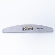 BGlam Half-Moon Zebra Nail File 100/100 Zebra Nail File