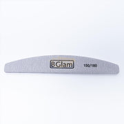 BGlam Half-Moon Zebra Nail File 150/180 Zebra Nail File