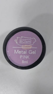 Bglam Metallic Gel Nail Polish 8ml | Pink Gel Polish