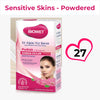 BIOWET 27pcs Powdered Face Wax Strips Hair Remover
