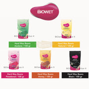 BIOWET Azulene Hard Wax Beans 100g Hair Remover